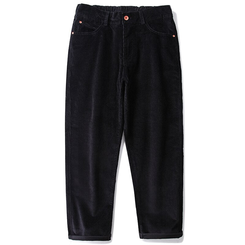 Straight Leg Corduroy Trousers Newgew