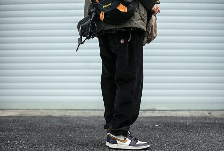 Straight Leg Corduroy Trousers Newgew