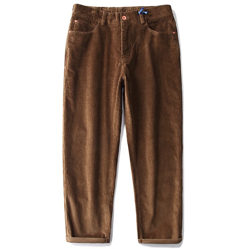 Straight Leg Corduroy Trousers Newgew