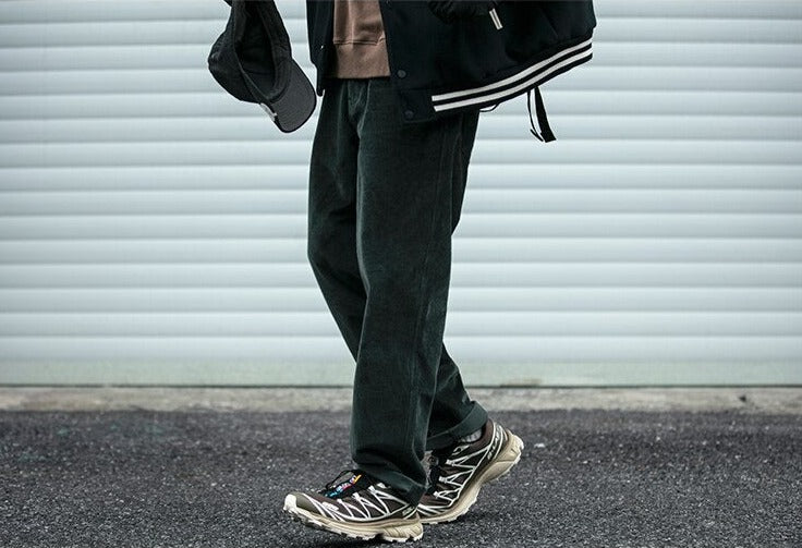 Straight Leg Corduroy Trousers Newgew