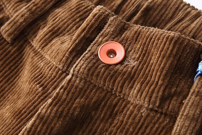 Straight Leg Corduroy Trousers Newgew