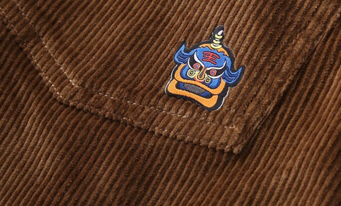 Straight Leg Corduroy Trousers Newgew