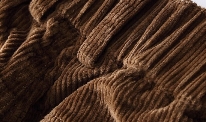 Straight Leg Corduroy Trousers Newgew