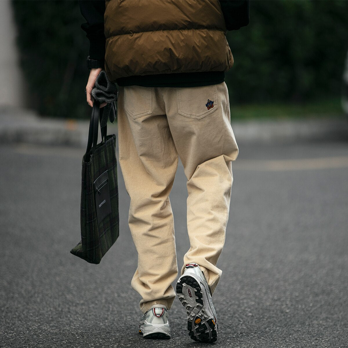 Straight Leg Corduroy Trousers Newgew