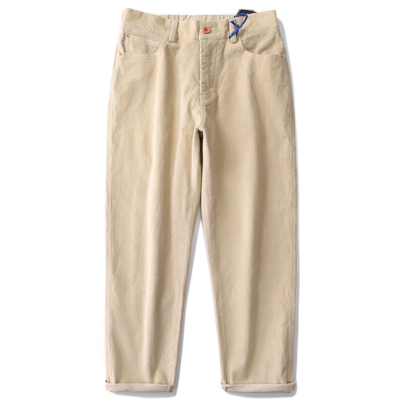 Straight Leg Corduroy Trousers Newgew
