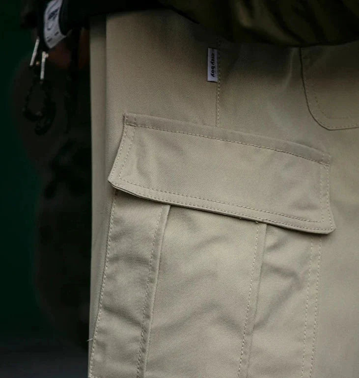 Straight Leg Twill Cargo Pants Newgew