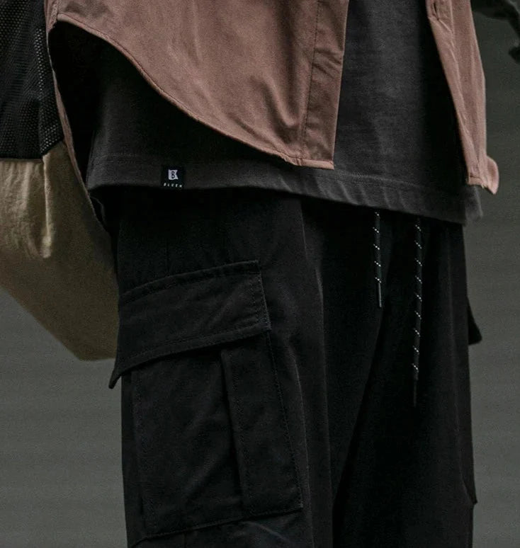 Straight Leg Twill Cargo Pants Newgew