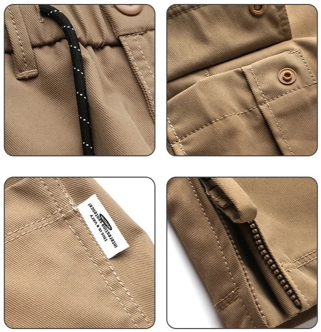 Straight Leg Twill Cargo Pants Newgew