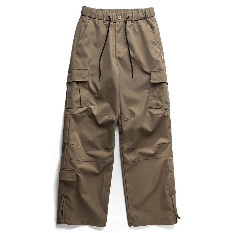 Straight Leg Twill Cargo Pants Newgew