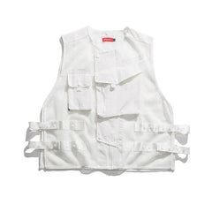 Strapped Mesh Utility Vest Newgew
