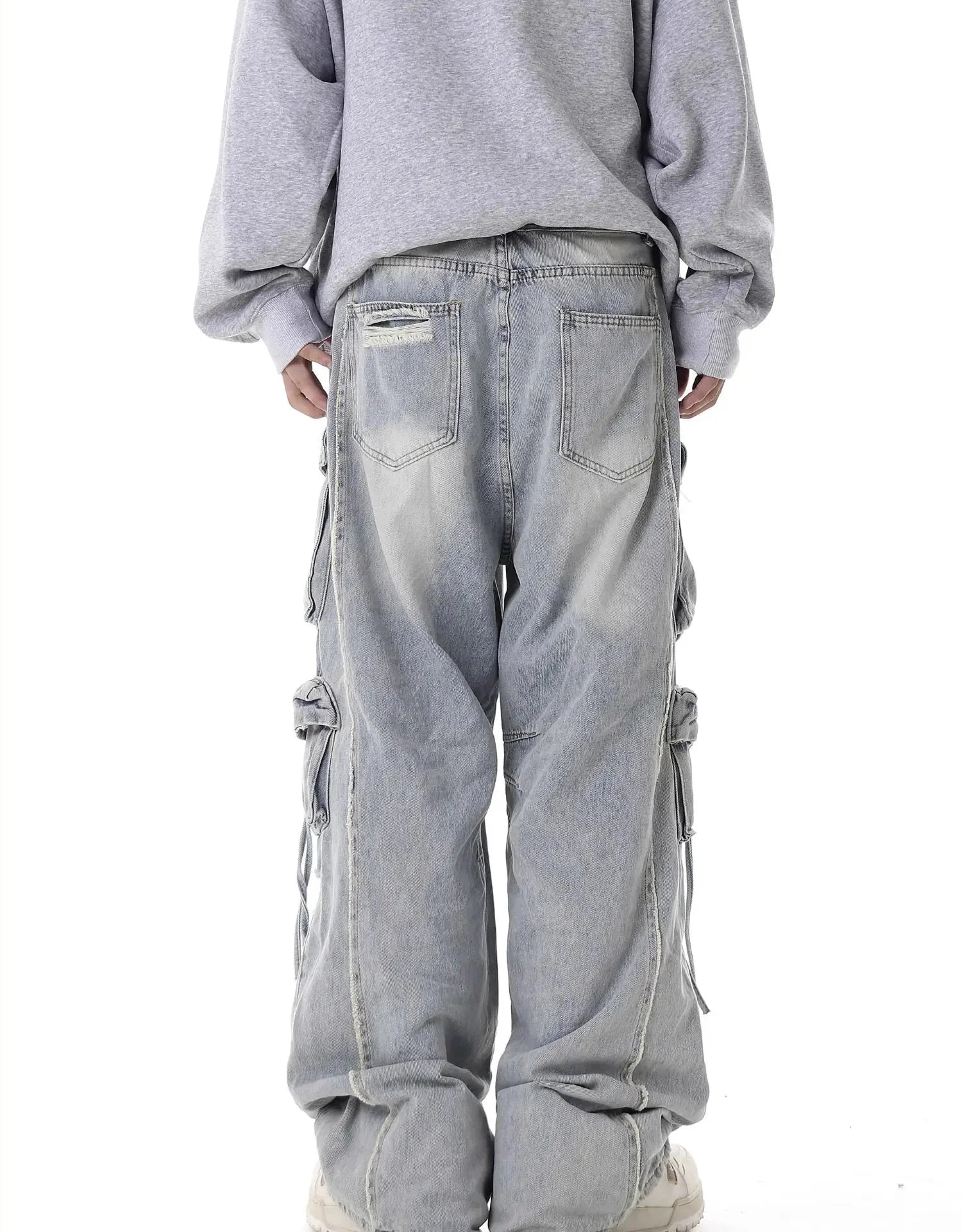 Ultimate Destroyed Baggy Cargo Jeans Newgew