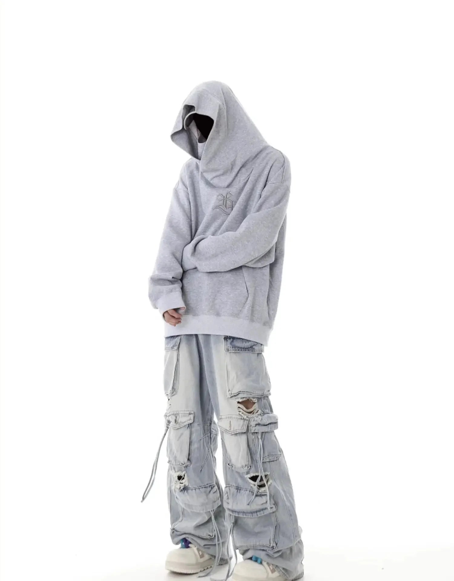 Ultimate Destroyed Baggy Cargo Jeans Newgew