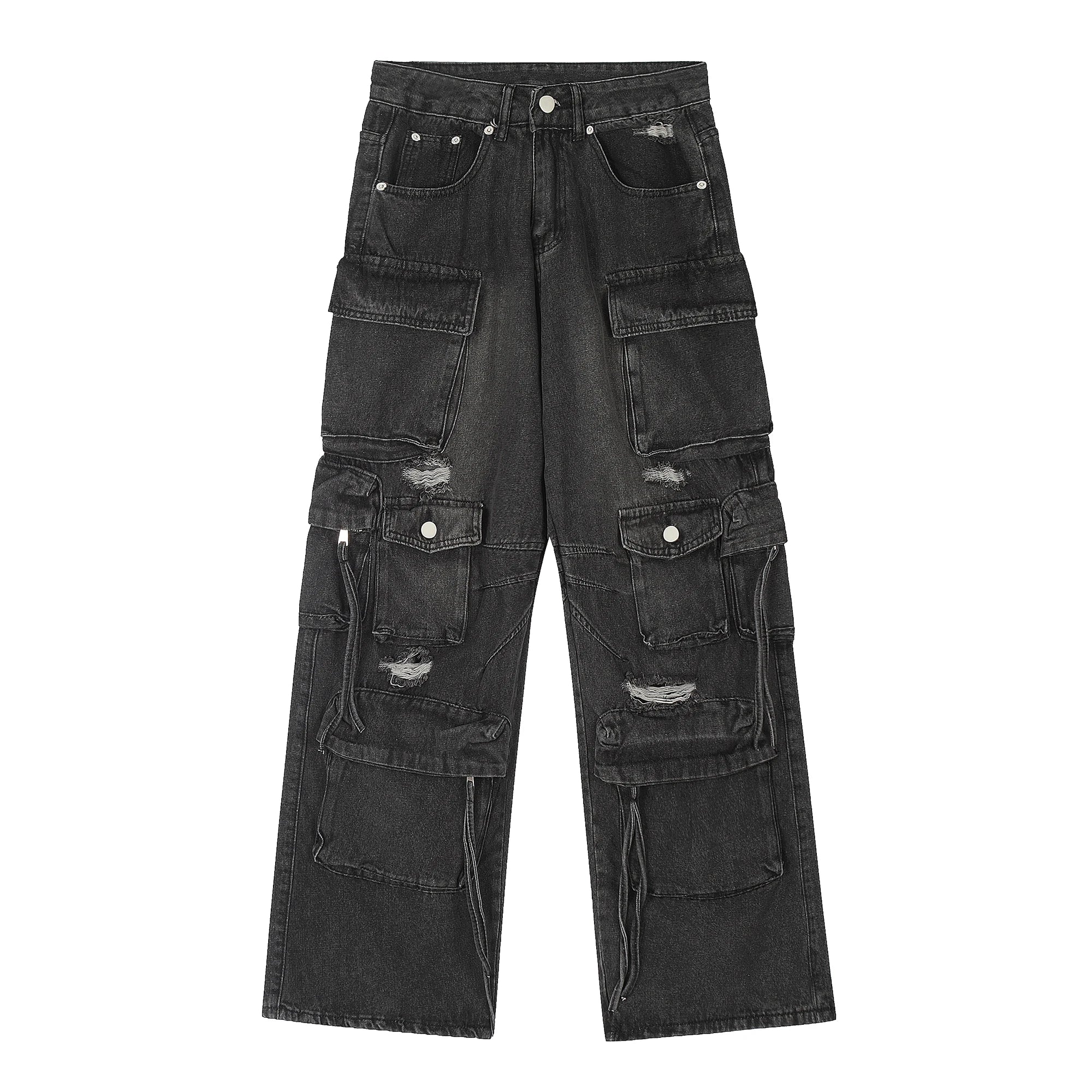 Ultimate Destroyed Baggy Cargo Jeans Newgew