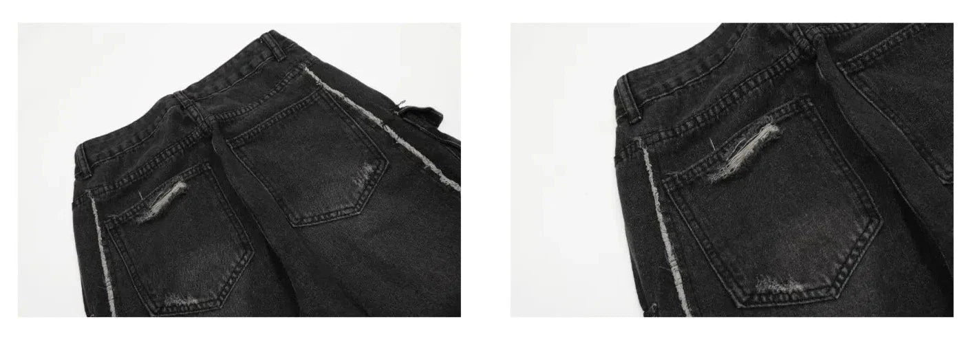 Ultimate Destroyed Baggy Cargo Jeans Newgew