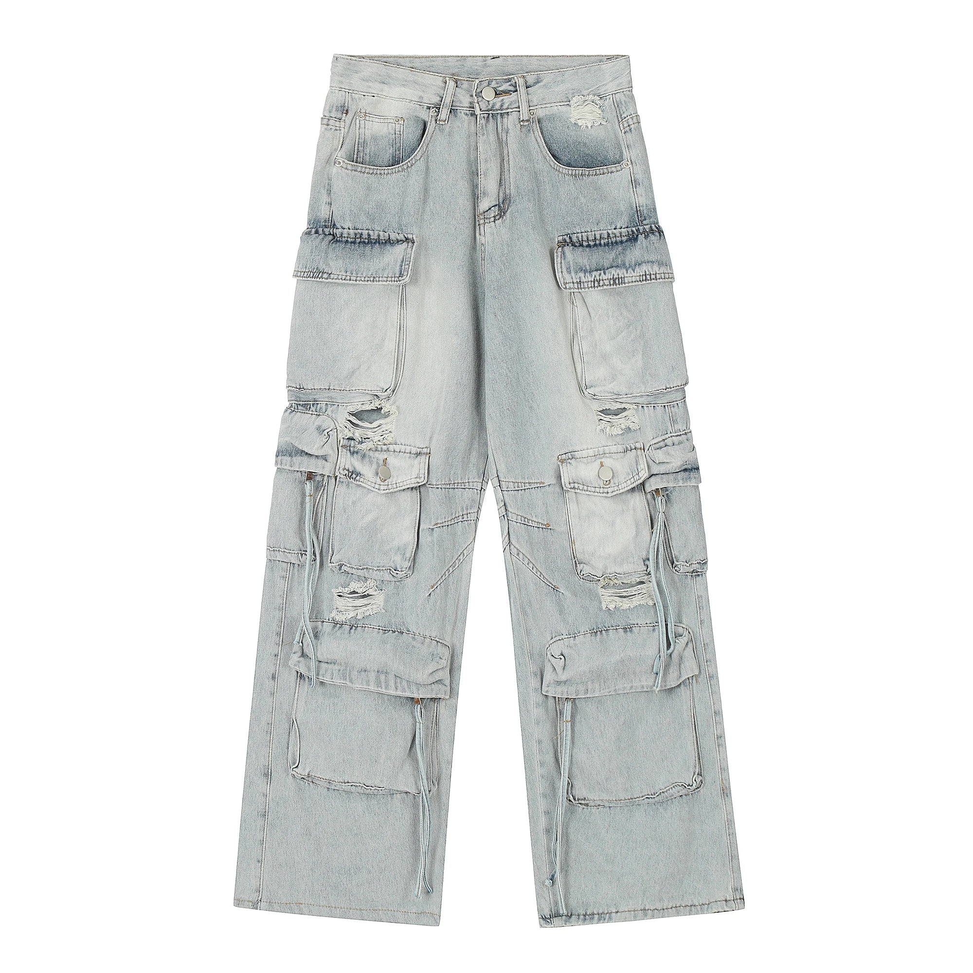 Ultimate Destroyed Baggy Cargo Jeans Newgew