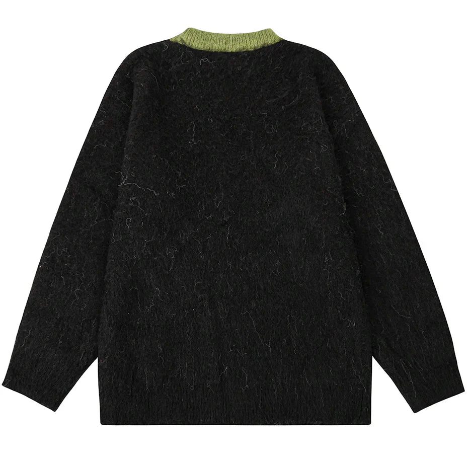 VANCARHELL 'Faces' Moahir Style Sweater Newgew