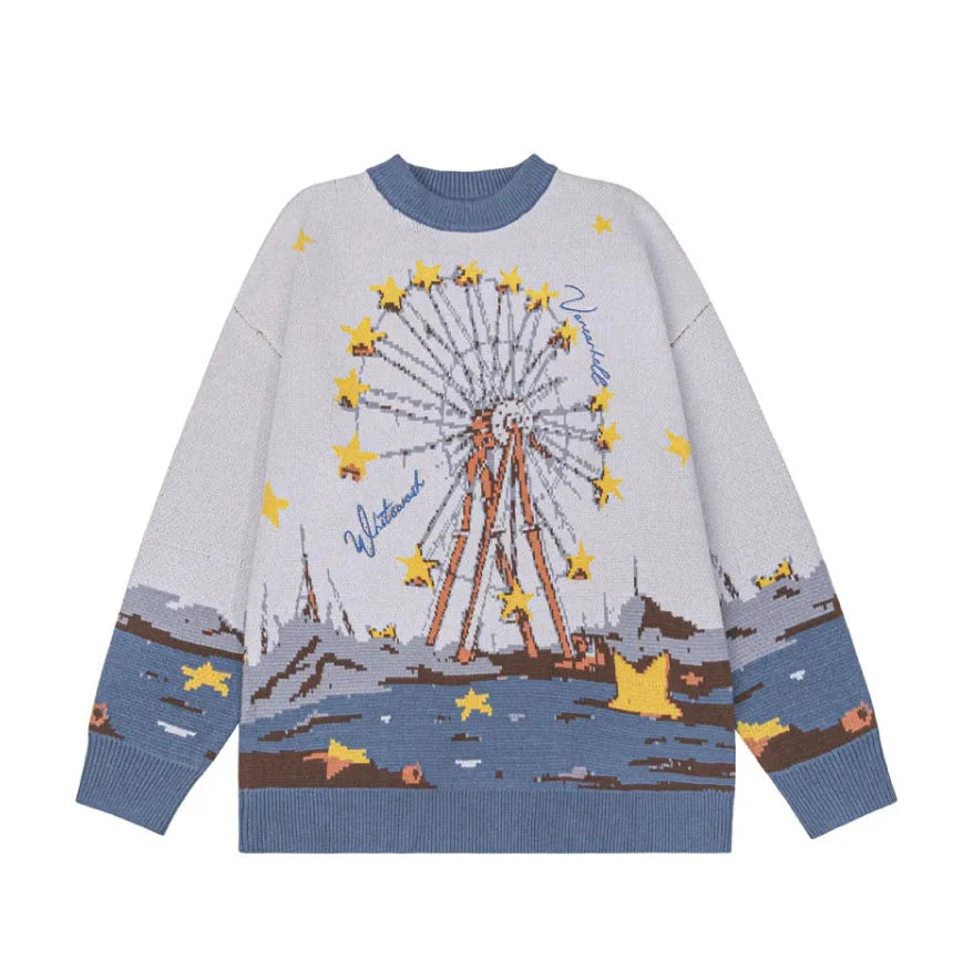 VANCARHELL 'Ferris Wheel' Knitted Sweater Newgew