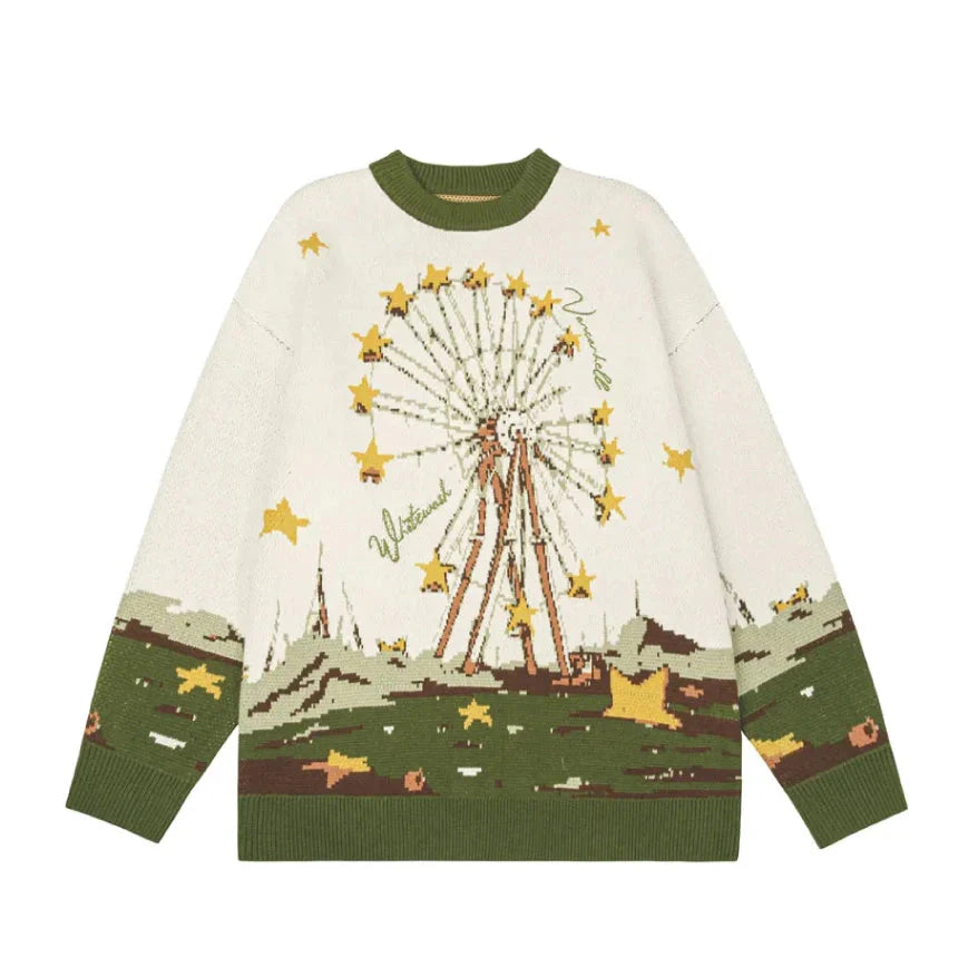 VANCARHELL 'Ferris Wheel' Knitted Sweater Newgew