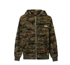 VANCARHELL Gradient Loopback Camo Zip-up Hoodie Newgew