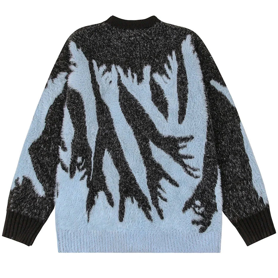 VANCARHELL Shadow Hands Mohair Style Sweater Newgew