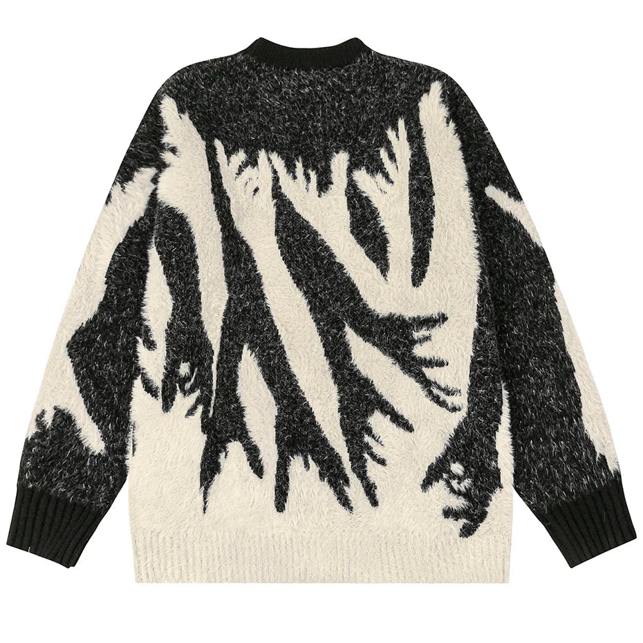 VANCARHELL Shadow Hands Mohair Style Sweater Newgew