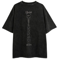 VANCARHELL Skeleton Ribcage T-Shirt Newgew