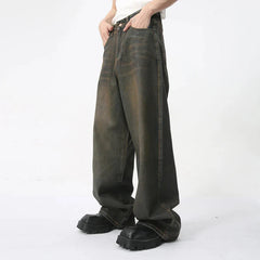 Vintage Coated Baggy Jeans Newgew