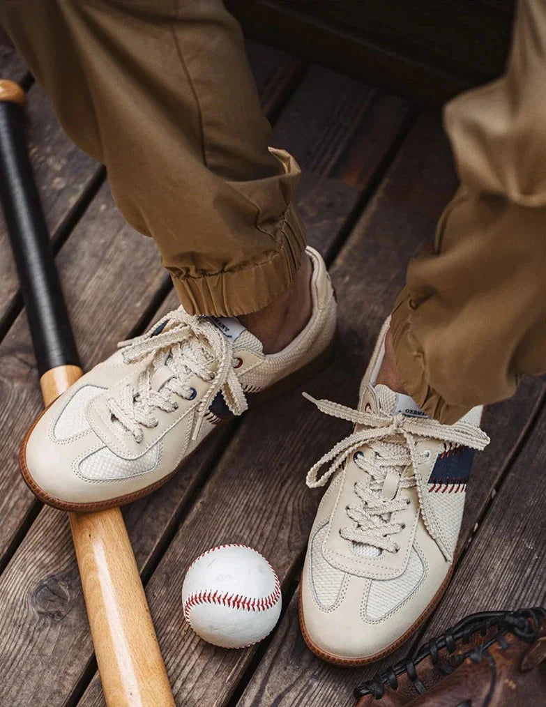 Vintage Style Baseball Sneakers Newgew