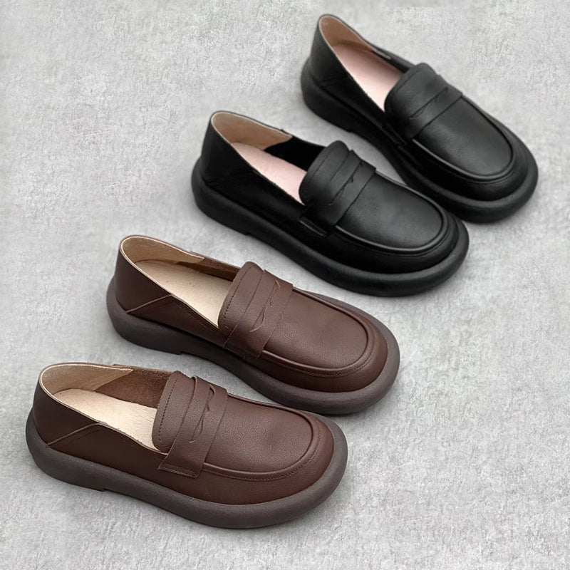 Women Elegant Soft Slip-On Loafer Shoes Newgew Shoes