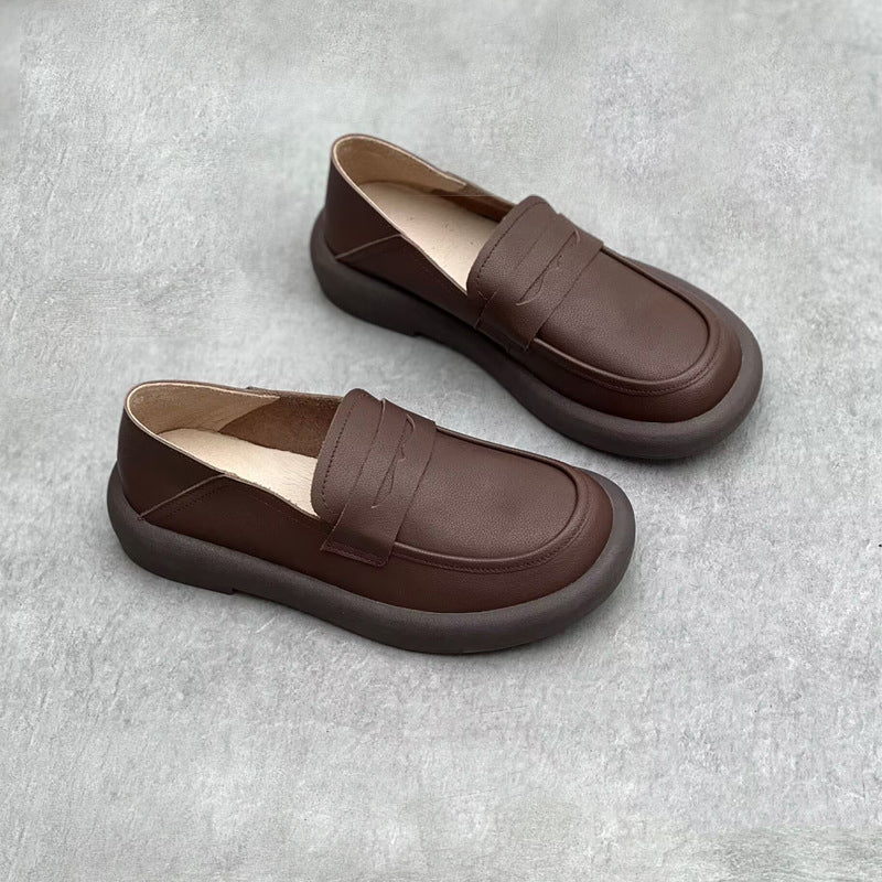 Women Elegant Soft Slip-On Loafer Shoes Newgew Shoes