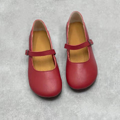 Women Handmade Versatile Soft Leather Flats Newgew Shoes