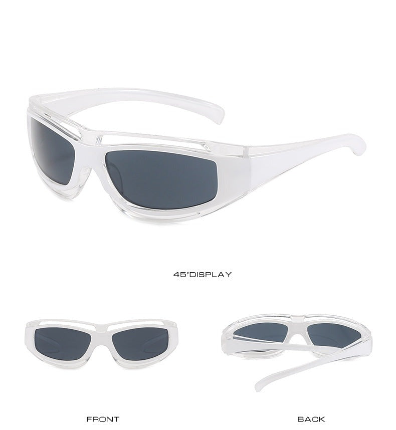 Tinted Wrap Around Y2K Sunglasses Newgew