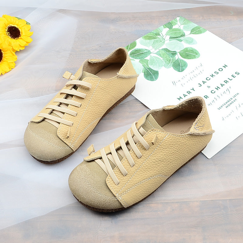 Women Handmade Leather Soft Casual Shoes Newgew Shoes