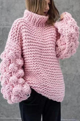 Knit Season Puff Sleeve Sweater NewGew