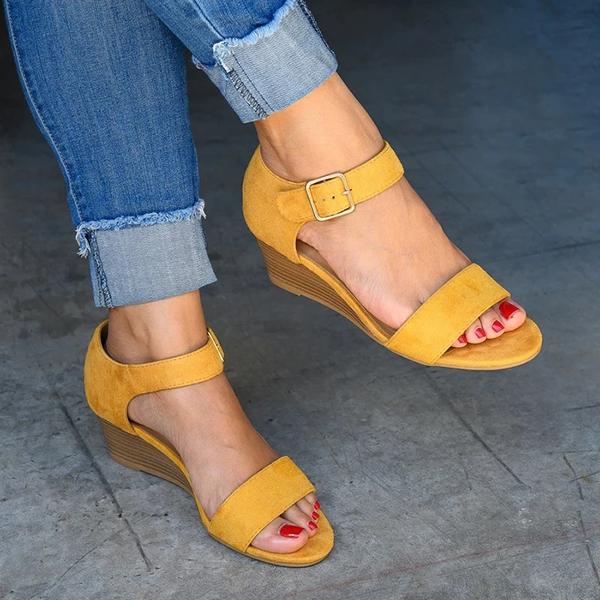 Daily Comfy Low Heel Wedge Sandals NewGew