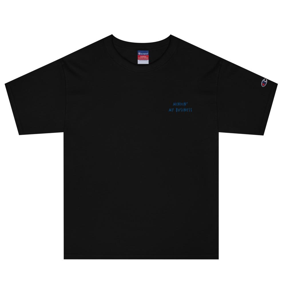 AFFICIAL x CHAMPION 'Mindin' my Business' Embroidered T-Shirt Newgew