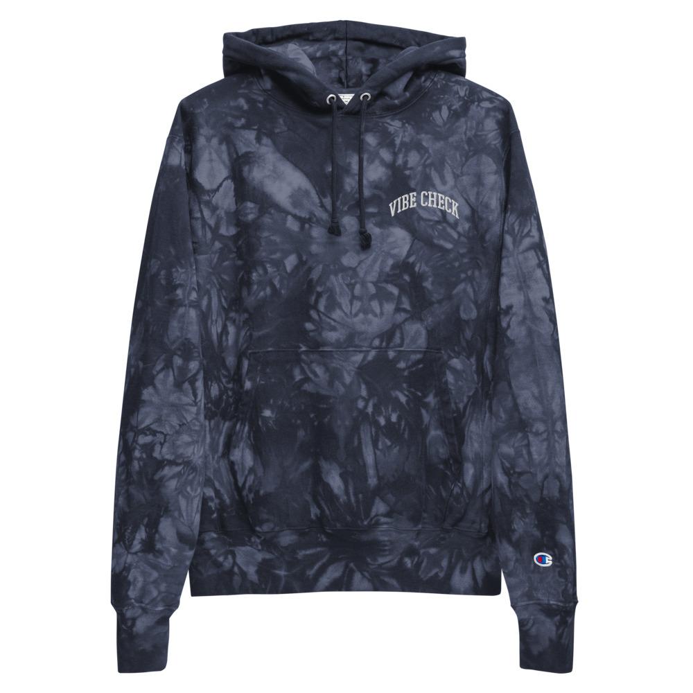 AFFICIAL x CHAMPION 'Vibe Check' Unisex tie-dye hoodie Newgew