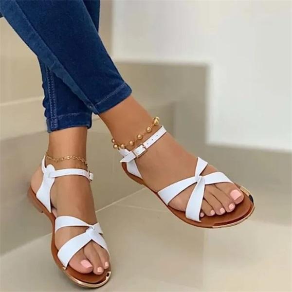 Women Simple Flat Commuter Sandals NewGew