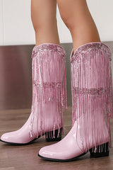 Casual Fringed Mid-calf Boots NewGew