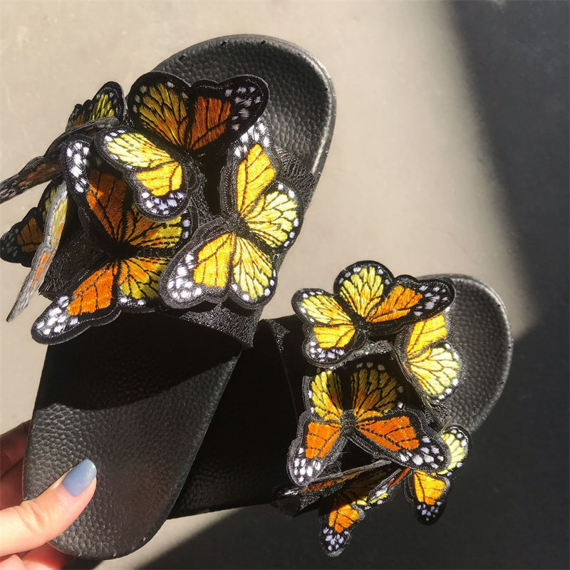 Casual Daily Patchwork Butterfly Round Comfortable Out Door Shoes NewGew