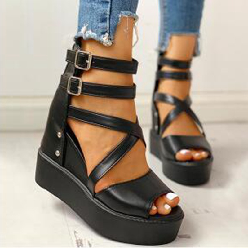 Casual Street Hollowed Out Patchwork Opend Out Door Shoes NewGew