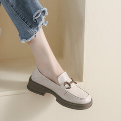 Women Minimalist Soft Casual Chain Loafers Newgew Shoes