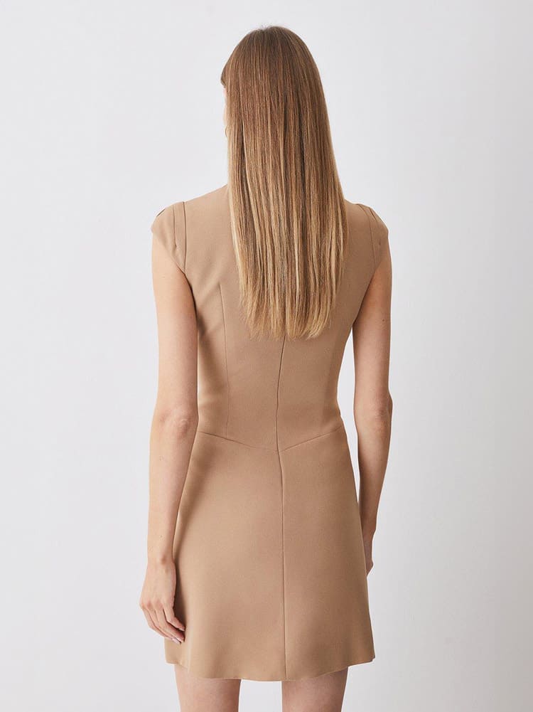 Military Tailored Mini Dress Newgew Dresses