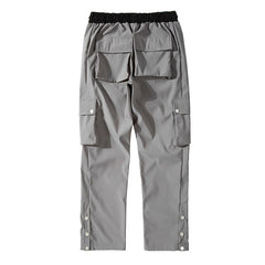 Casual Snap Button Cargo Pants Newgew