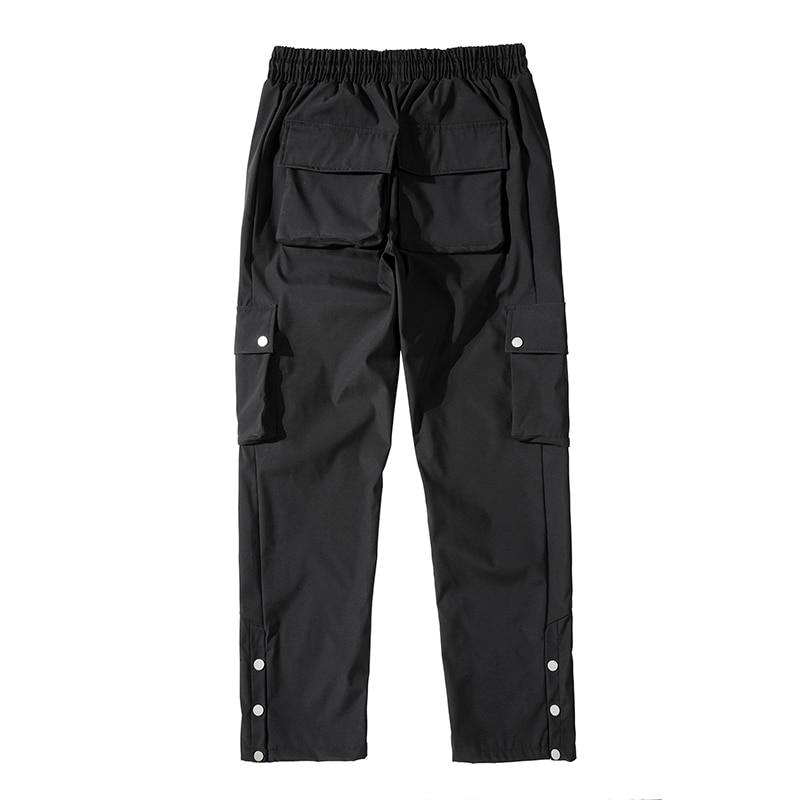 Casual Snap Button Cargo Pants Newgew