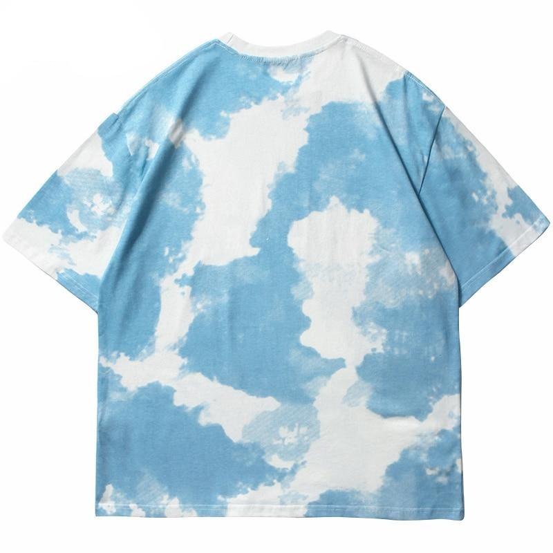 Cloud Print Senseless T-Shirt Newgew