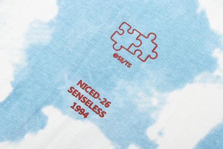 Cloud Print Senseless T-Shirt Newgew