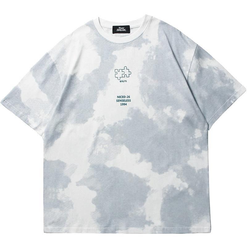 Cloud Print Senseless T-Shirt Newgew