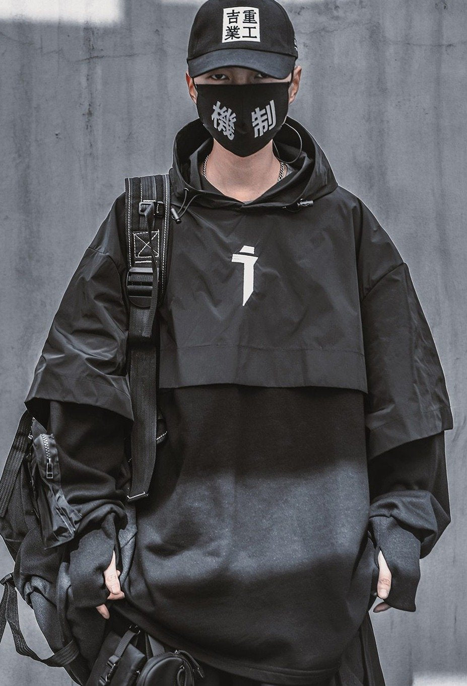 Cyberpunk Poncho Cape Hoodie Newgew