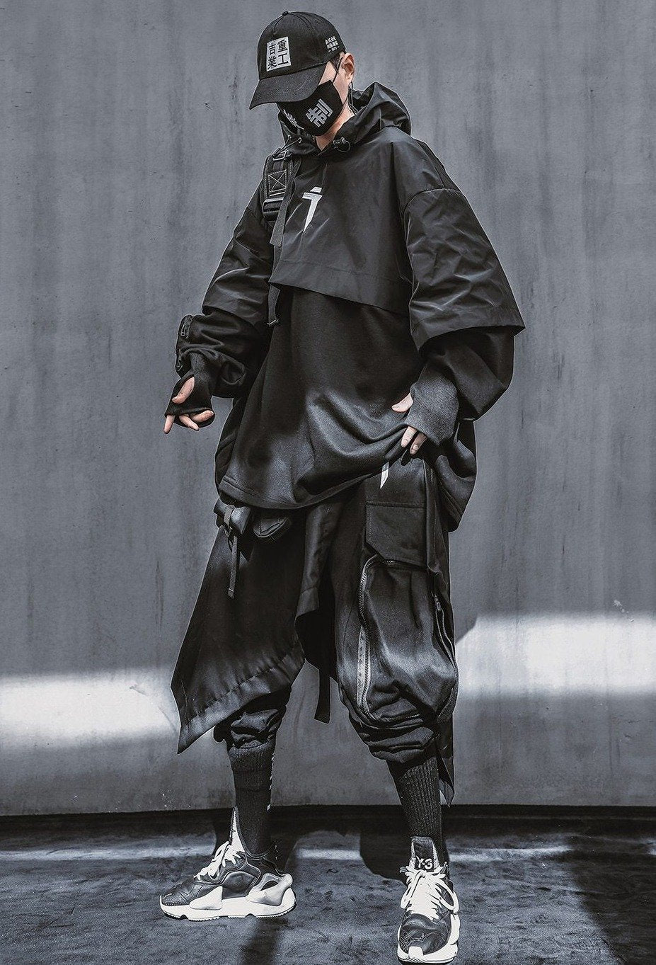 Cyberpunk Poncho Cape Hoodie Newgew